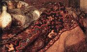 VERMEER VAN DELFT, Jan A Woman Asleep at Table (detail) aer oil painting picture wholesale